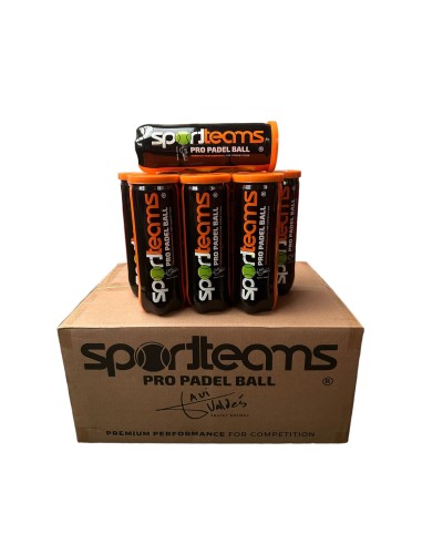 CAJA DE PELOTAS SPORT TEAMS BY JAVI VALDES X24TUBOS